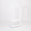 House Shaped Clothing Rack with Storage