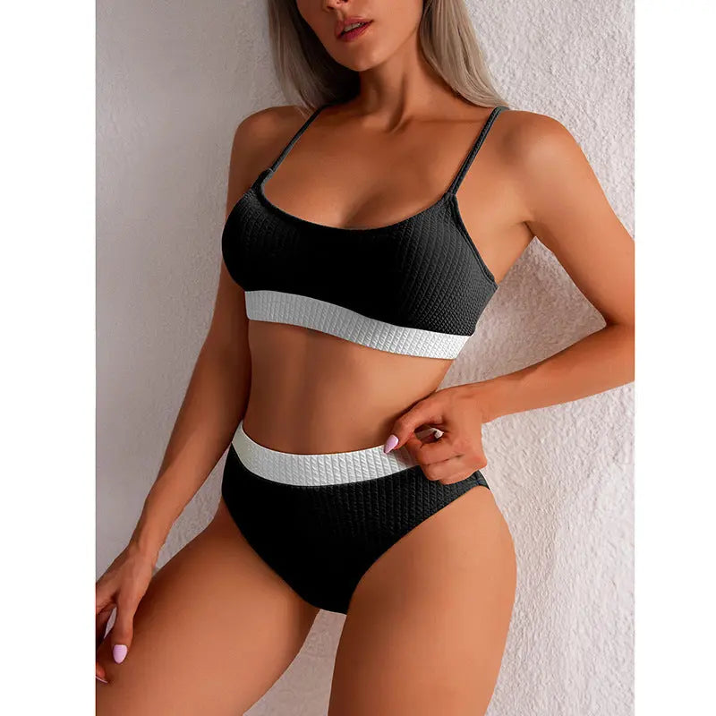 Lift Luxe Ribbed Bikini Set Trendarium