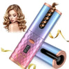Rechargeable Automatic Hair Curler – Portable Ceramic Styler with LCD Display Trendarium