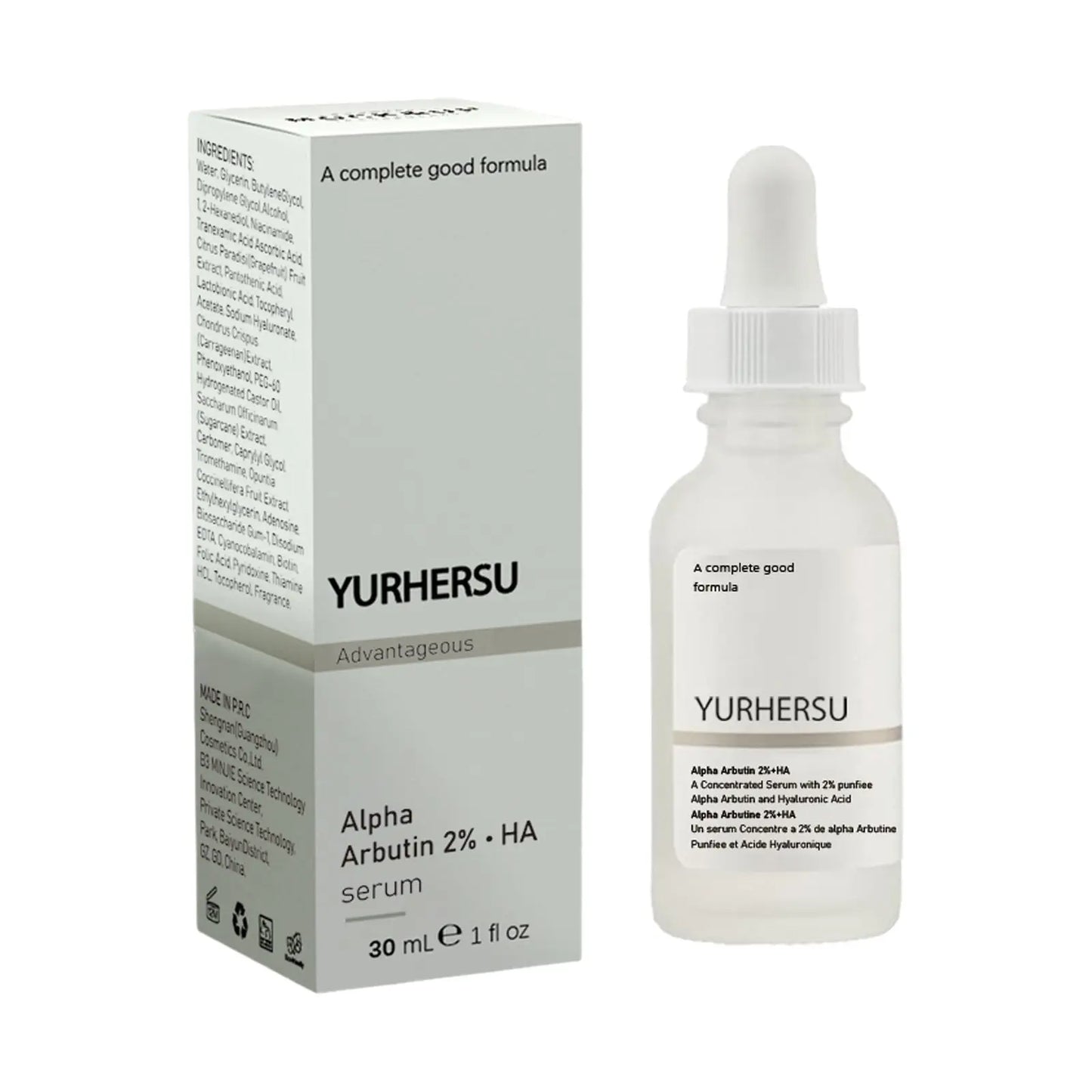 ArbutinGlow Hydration Serum – Brightening & Moisturizing for Dewy, Even-Toned Skin Yurhersu