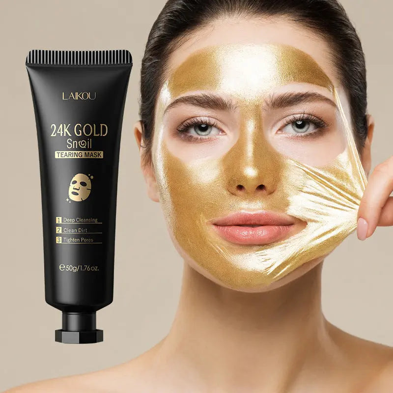 Gold Foil Snail Tear-Off Mask Hydrating LAIKOU