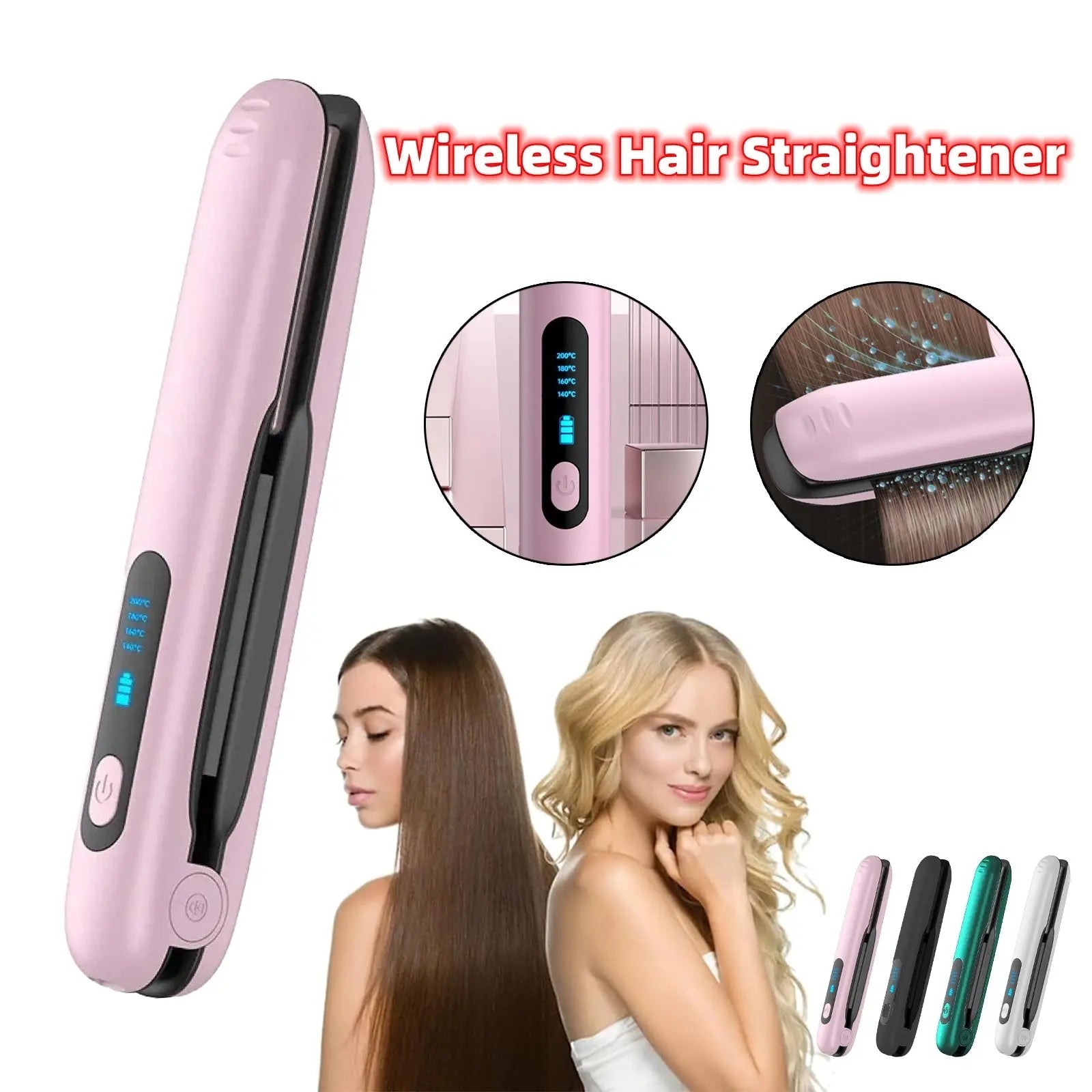 USB Rechargeable Hair Iron Trendarium