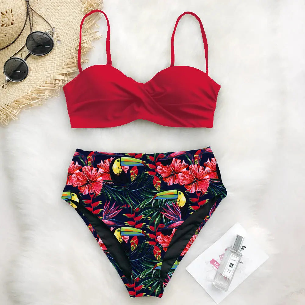 Printed bikini swimsuit Trendarium