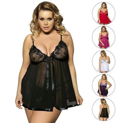 VelvetDream Plus Size Nightdress Trendarium