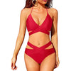 SculptGlow™ – Cutout High-Waist Bikini Set Trendarium