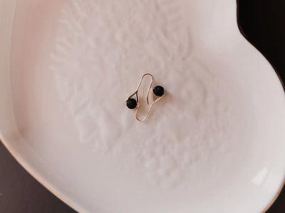 14K Gold Plated Diffuser Earrings - Drop
