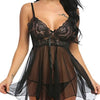 Sexy Lingerie Sexy Lingerie Front Slit Nightdress Trendarium