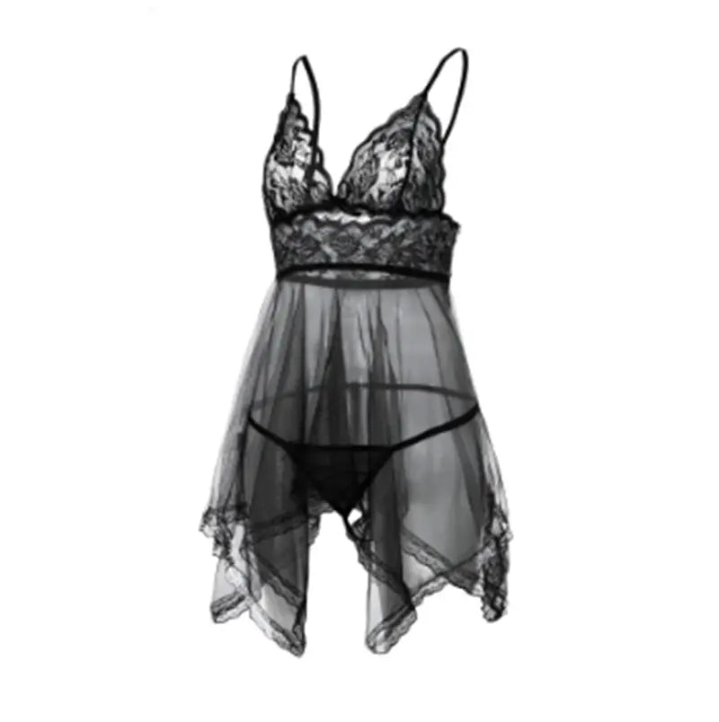 Sexy Lingerie Sexy Lingerie Front Slit Nightdress Trendarium