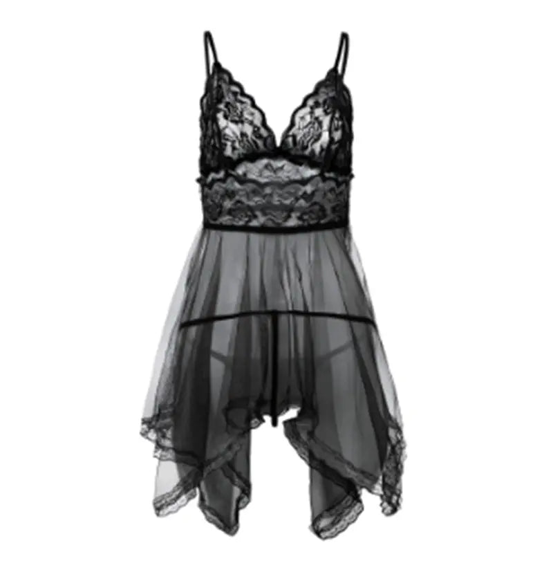 Sexy Lingerie Sexy Lingerie Front Slit Nightdress Trendarium