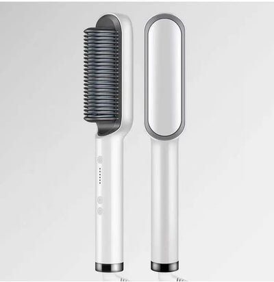 2-in-1 Ionic Hair Straightening Brush Trendarium