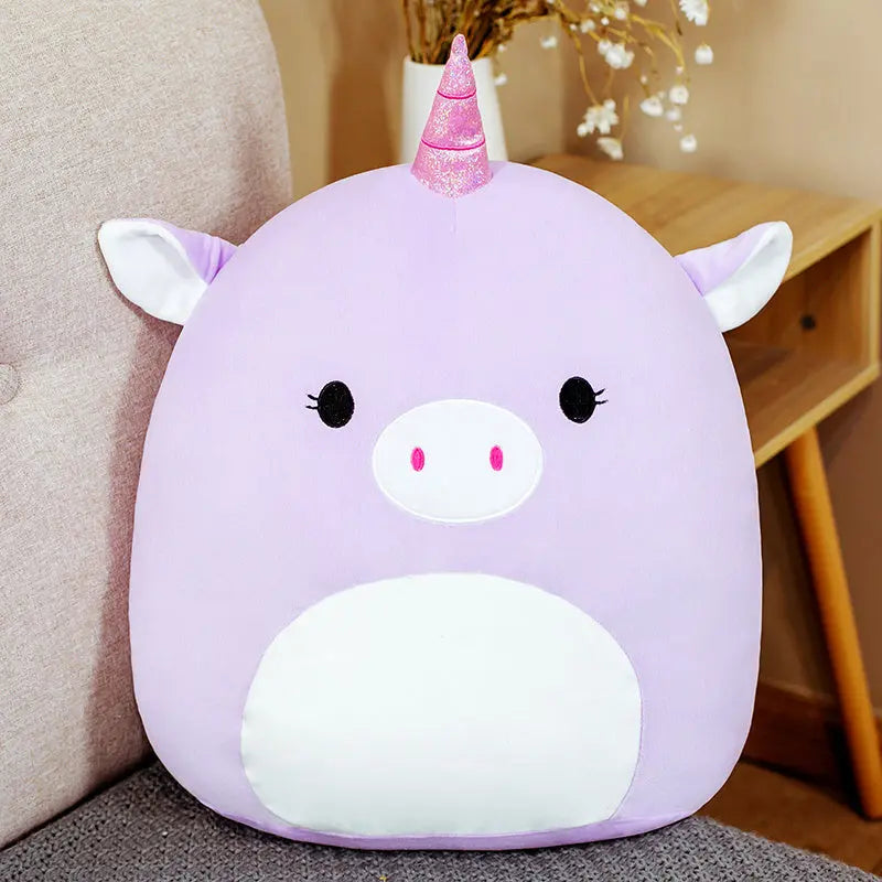 Kawaii Plush Unicorn Pillow - Soft and Adorable for Kids Trendarium