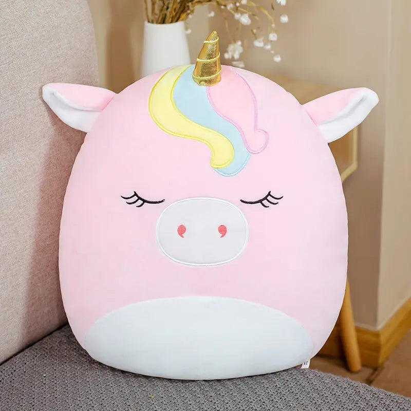 Kawaii Plush Unicorn Pillow - Soft and Adorable for Kids Trendarium