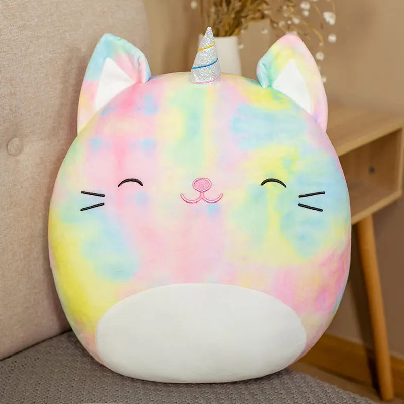 Kawaii Plush Unicorn Pillow - Soft and Adorable for Kids Trendarium