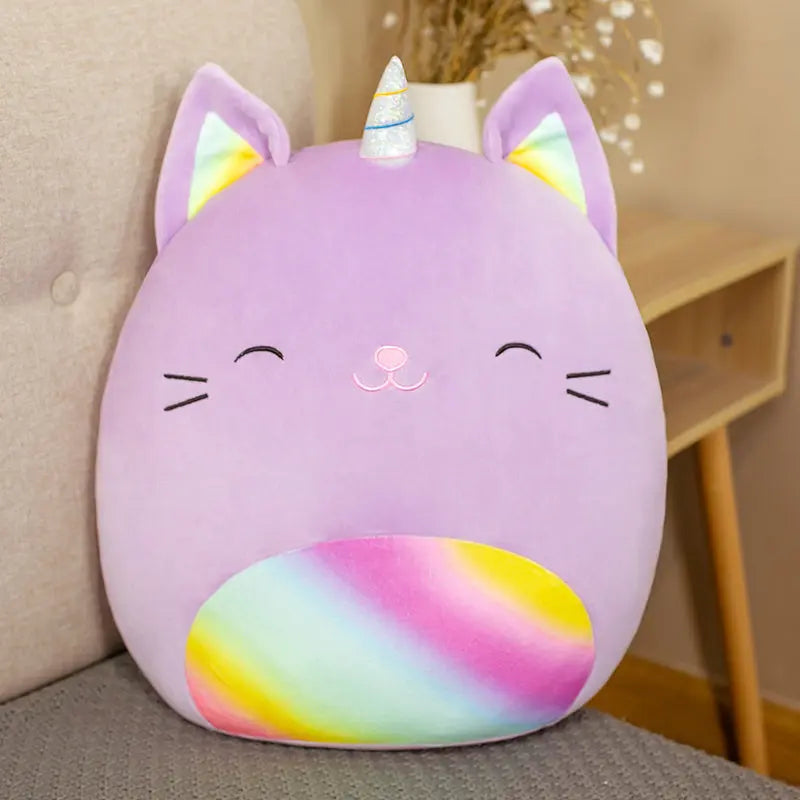 Kawaii Plush Unicorn Pillow - Soft and Adorable for Kids Trendarium