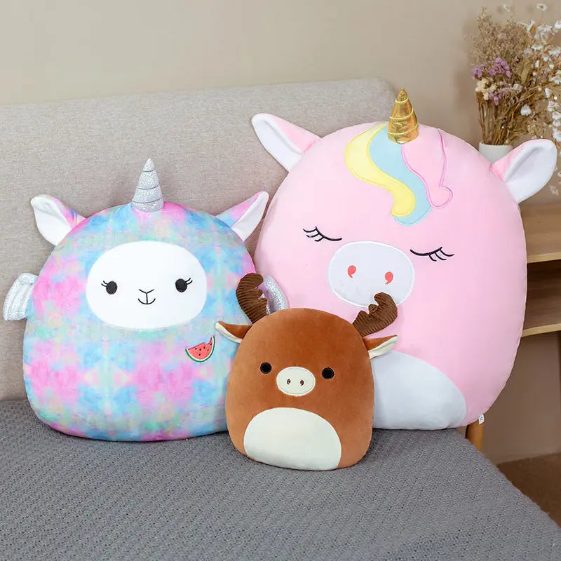 Kawaii Plush Unicorn Pillow - Soft and Adorable for Kids Trendarium
