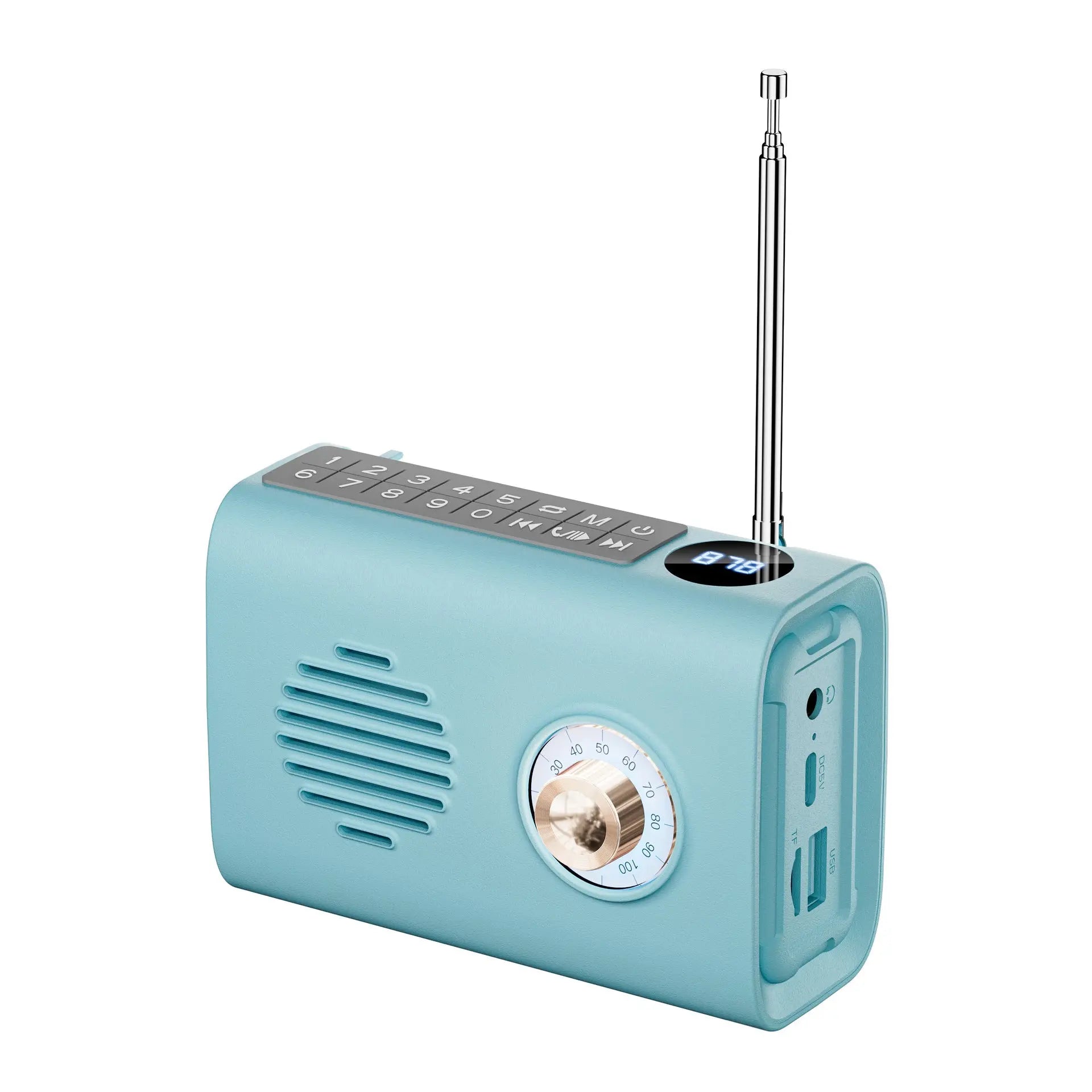 Bluetooth Audio Card U Disk Radio Portable Trendarium