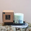 Hand-made Soy Wax Candle with Forest Scent - Mint Green