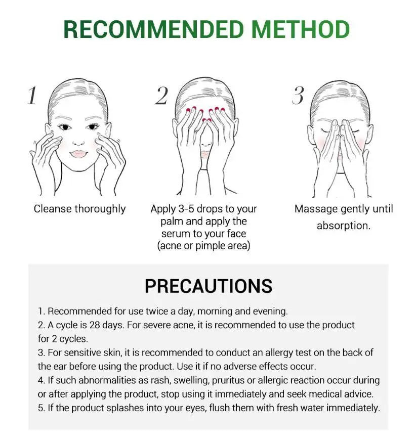 Acne Treatment Serum Facial Repair Oil Breylee