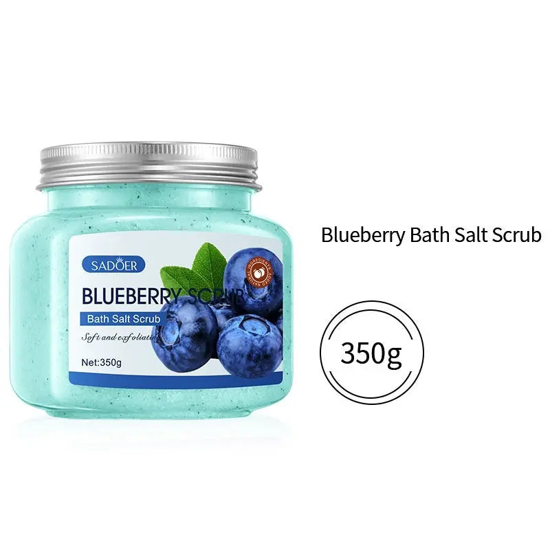 Fruit Bath Salt Scrub Cream Exfoliating Body Care Sadoer