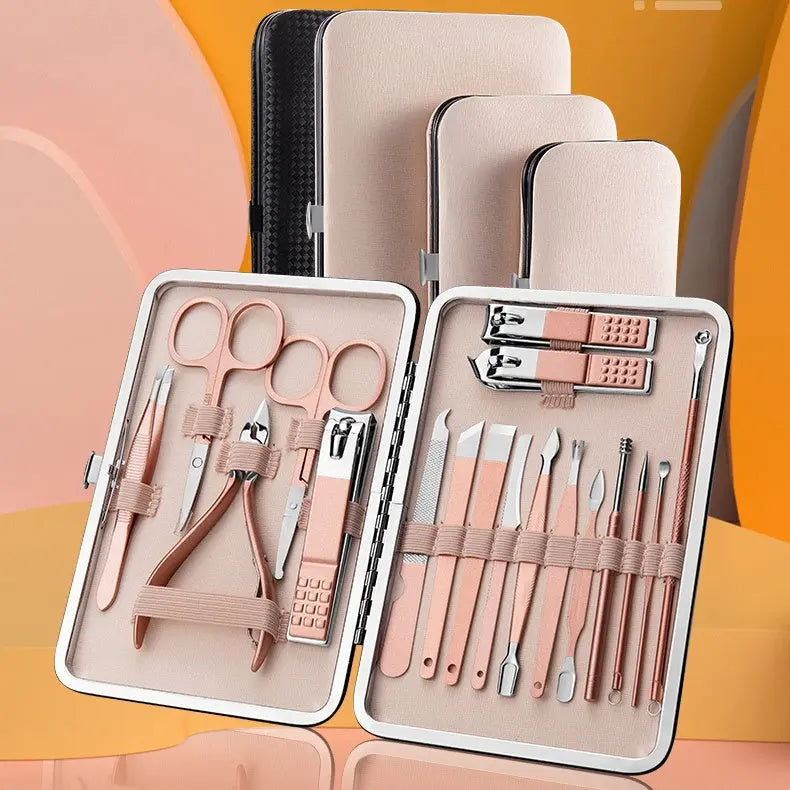 Luxury Nail Care Set – Precision Clippers, Scissors & Grooming Tools Trendarium
