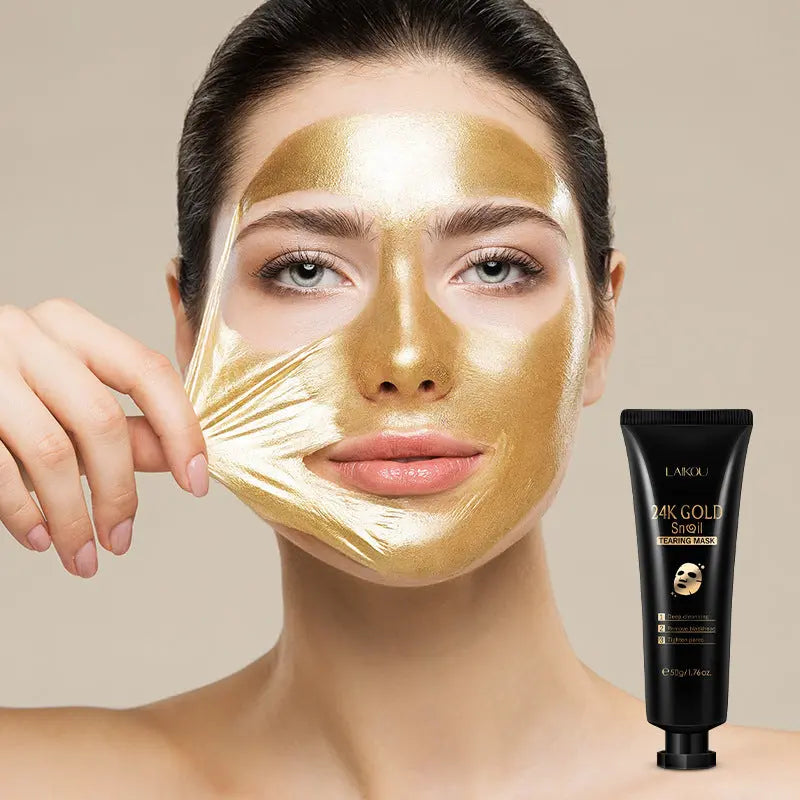 Gold Foil Snail Tear-Off Mask Hydrating LAIKOU
