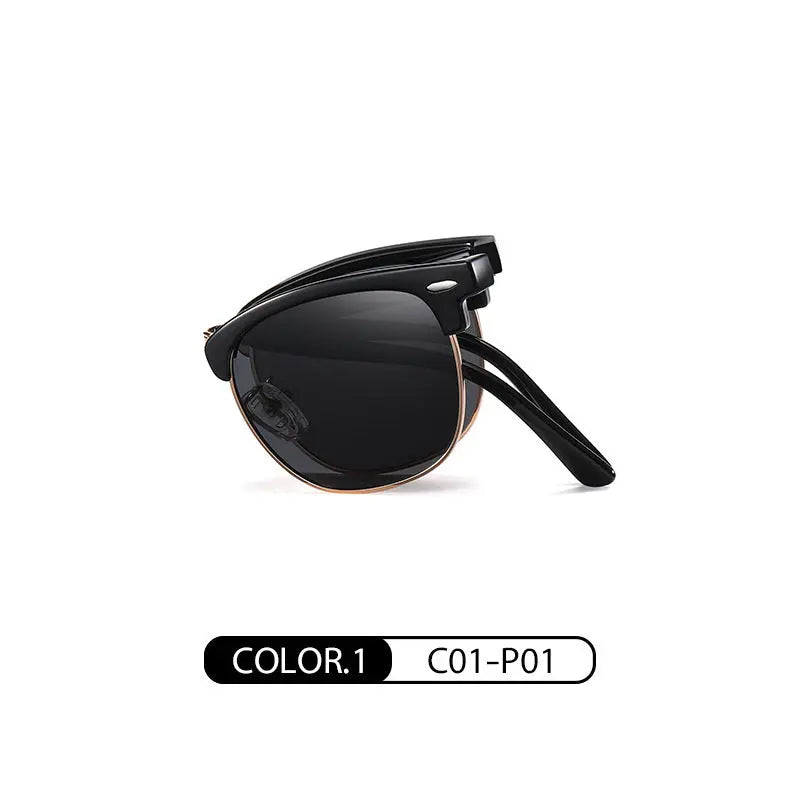 Polarized Color Sunscreen Folding Sunglasses DANDA EYEWEAR