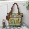 Versatile Large Capacity Floral Canvas Crossbody Shoulder Bag Trendarium