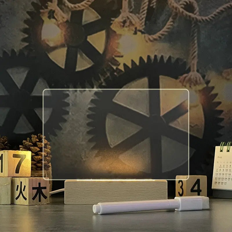 LumaBoard™ – LED Acrylic Message Panel with Marker Trendarium