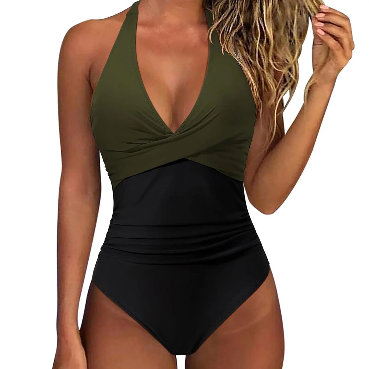 Vivid Allure Backless One-Piece Trendarium