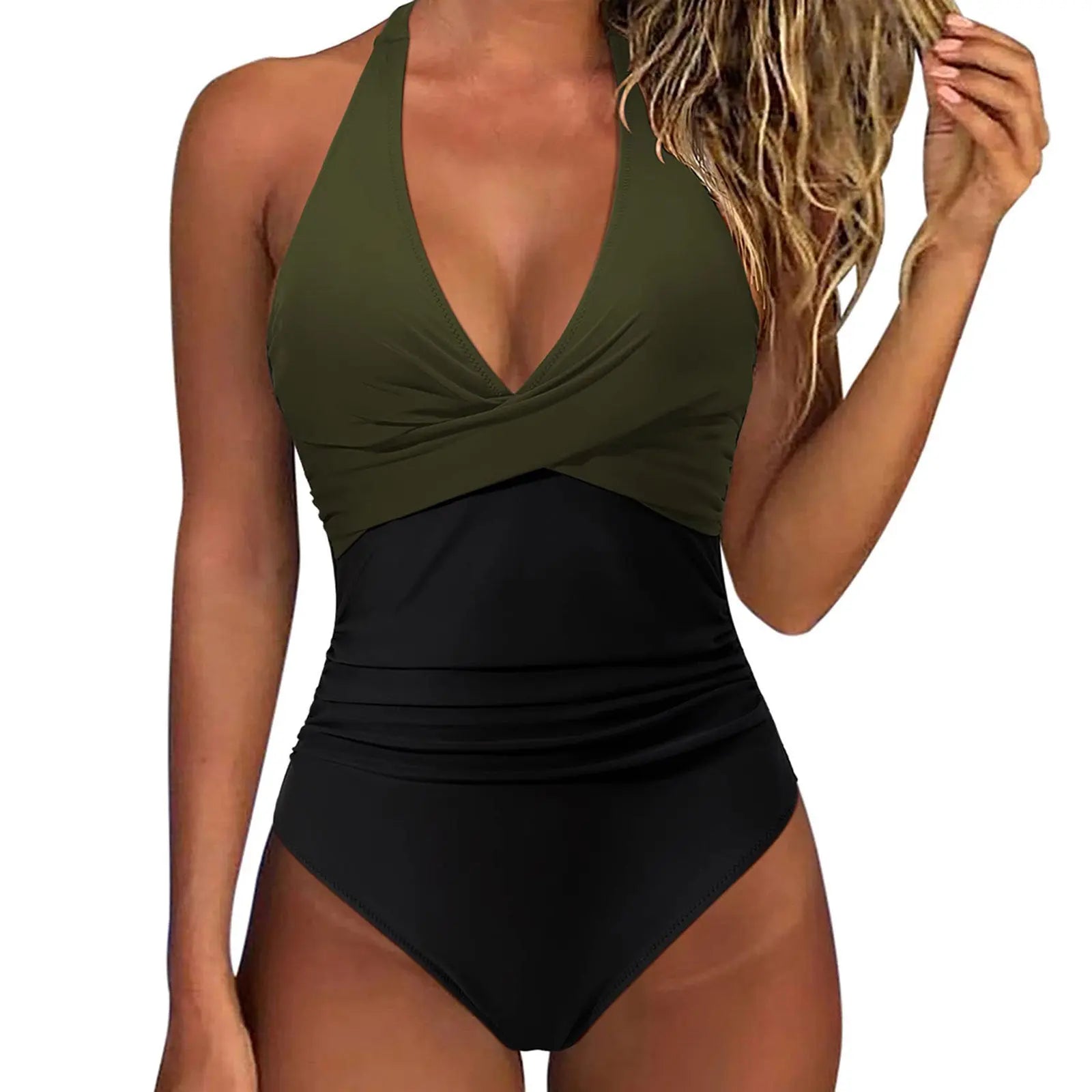 Vivid Allure Backless One-Piece Trendarium