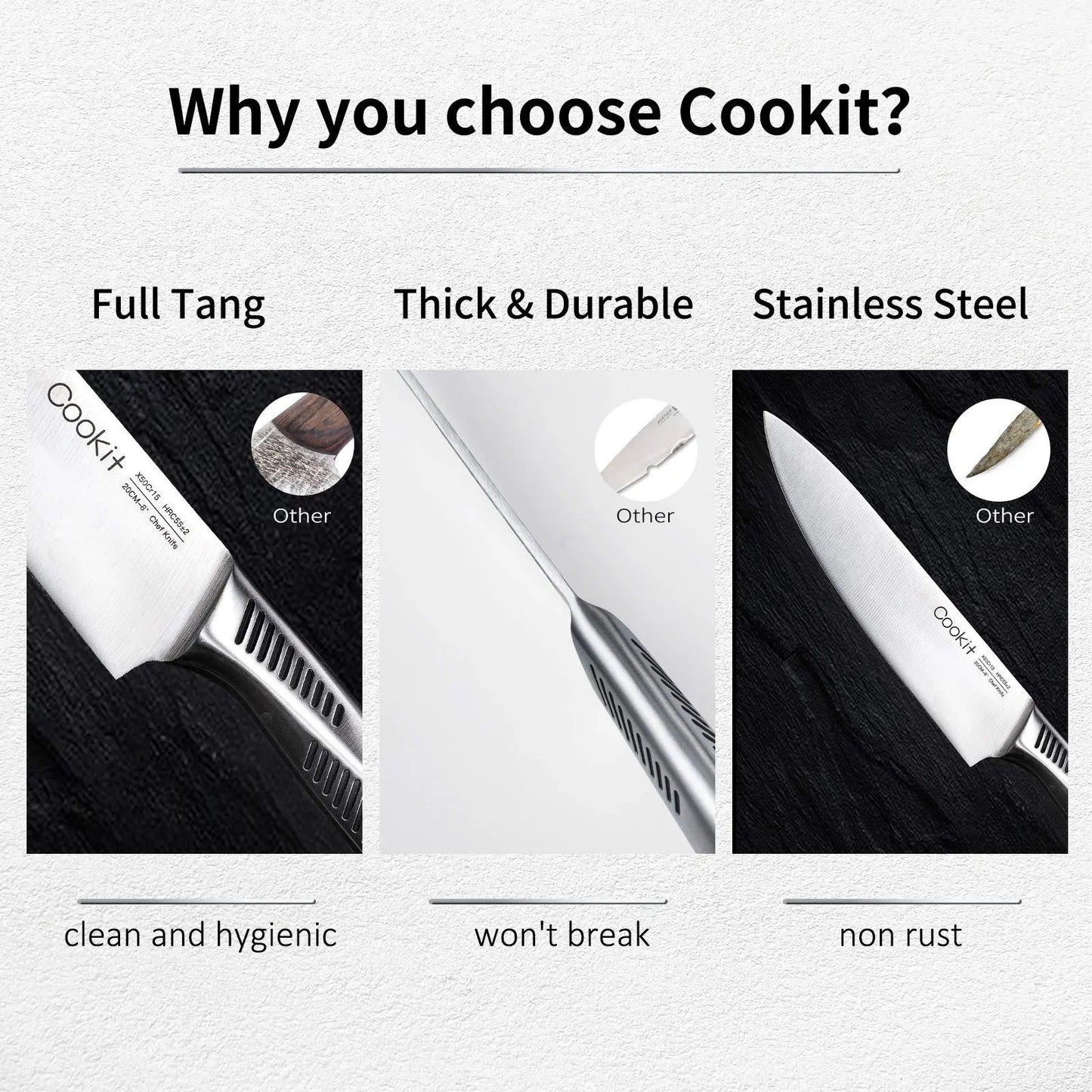 SteelEdge™ – 15-Piece Chef Knife Set with Block Trendarium