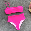 GlowBabe™ – One Shoulder Neon Bikini Set Trendarium