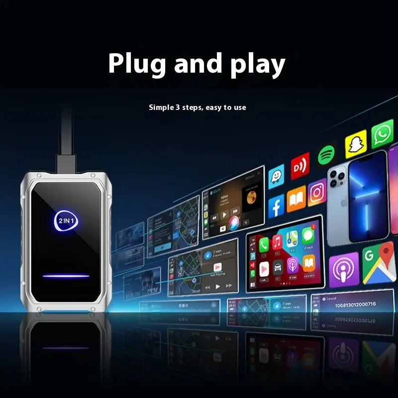 Wireless Carplay Box Smart Car-mounted Adaptor Trendarium