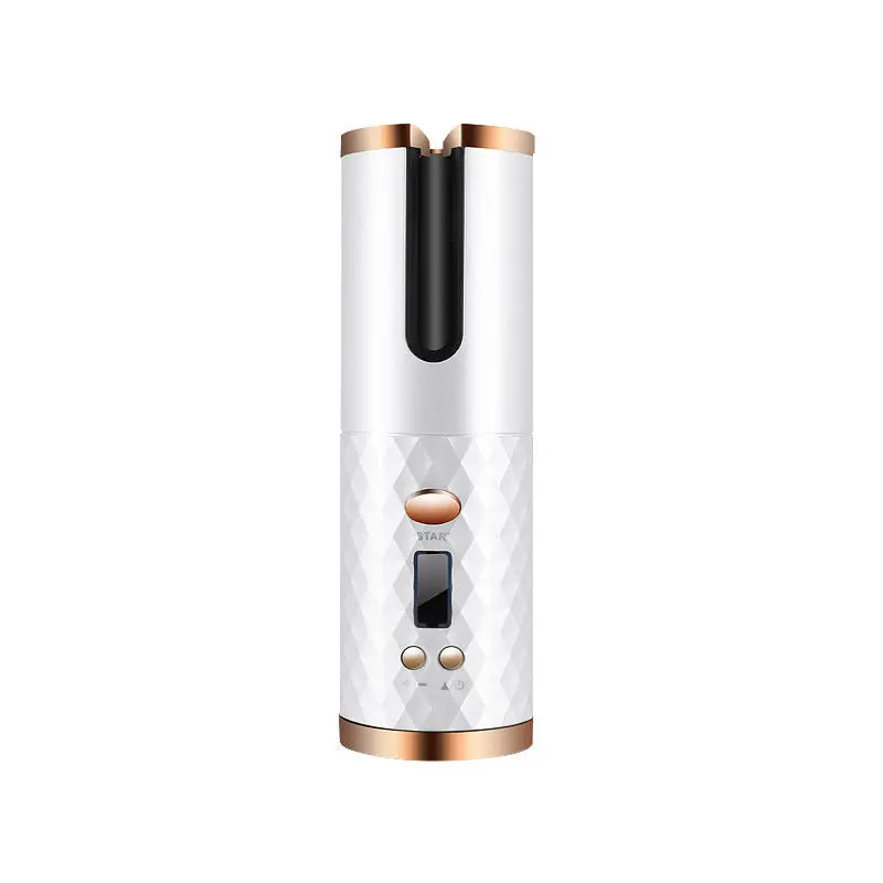Rechargeable Automatic Hair Curler – Portable Ceramic Styler with LCD Display Trendarium