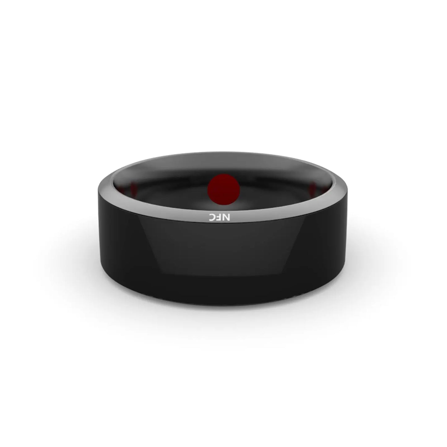 Smart Ring Wearable Device Multifunctional Black High-tech Trendarium