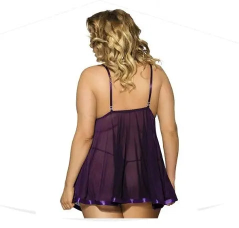 VelvetDream Plus Size Nightdress Trendarium