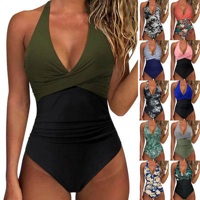 Vivid Allure Backless One-Piece Trendarium