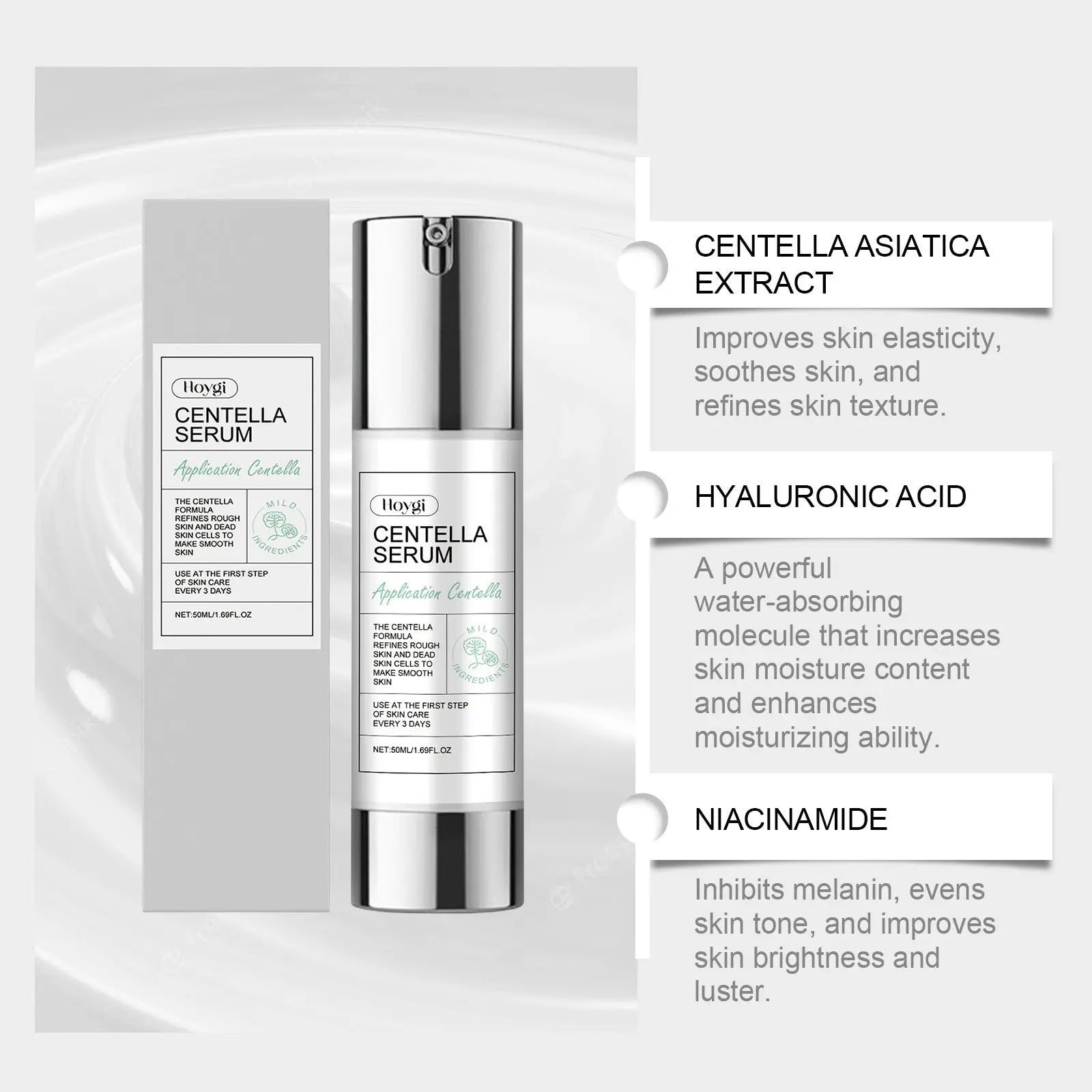 Centella Asiatica Care Solution Firming Moisturizing Skin Hoygi