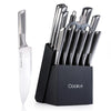 SteelEdge™ – 15-Piece Chef Knife Set with Block Trendarium