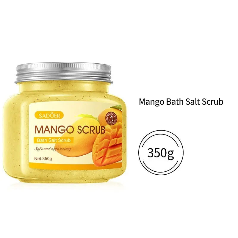 Fruit Bath Salt Scrub Cream Exfoliating Body Care Sadoer