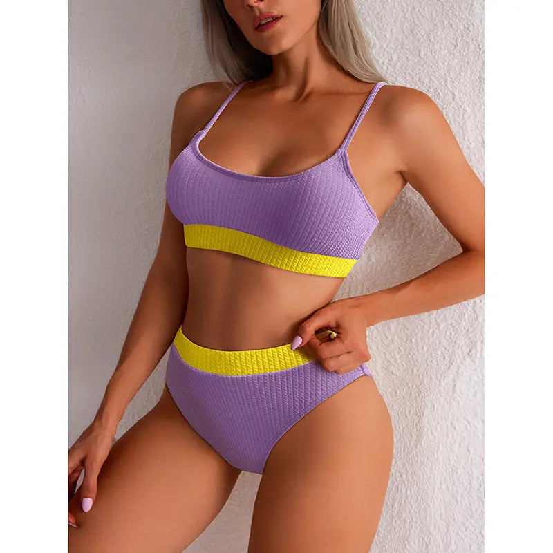 Lift Luxe Ribbed Bikini Set Trendarium