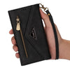 Premium Wallet-Style Phone Case with Zipper Pocket – Leather Feel Trendarium