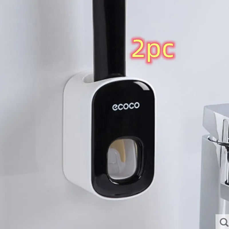 Wall Mounted Automatic Toothpaste Holder Bathroom Accessories Set Dispenser Trendarium