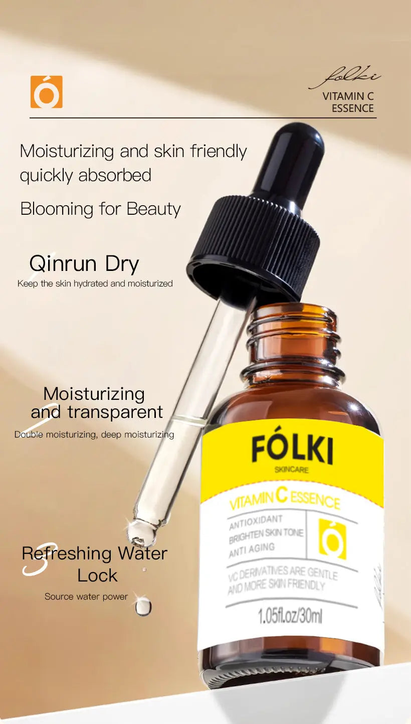 Vitamin C Facial Care Solution Skin Care Products FÓLKI SKINCARE
