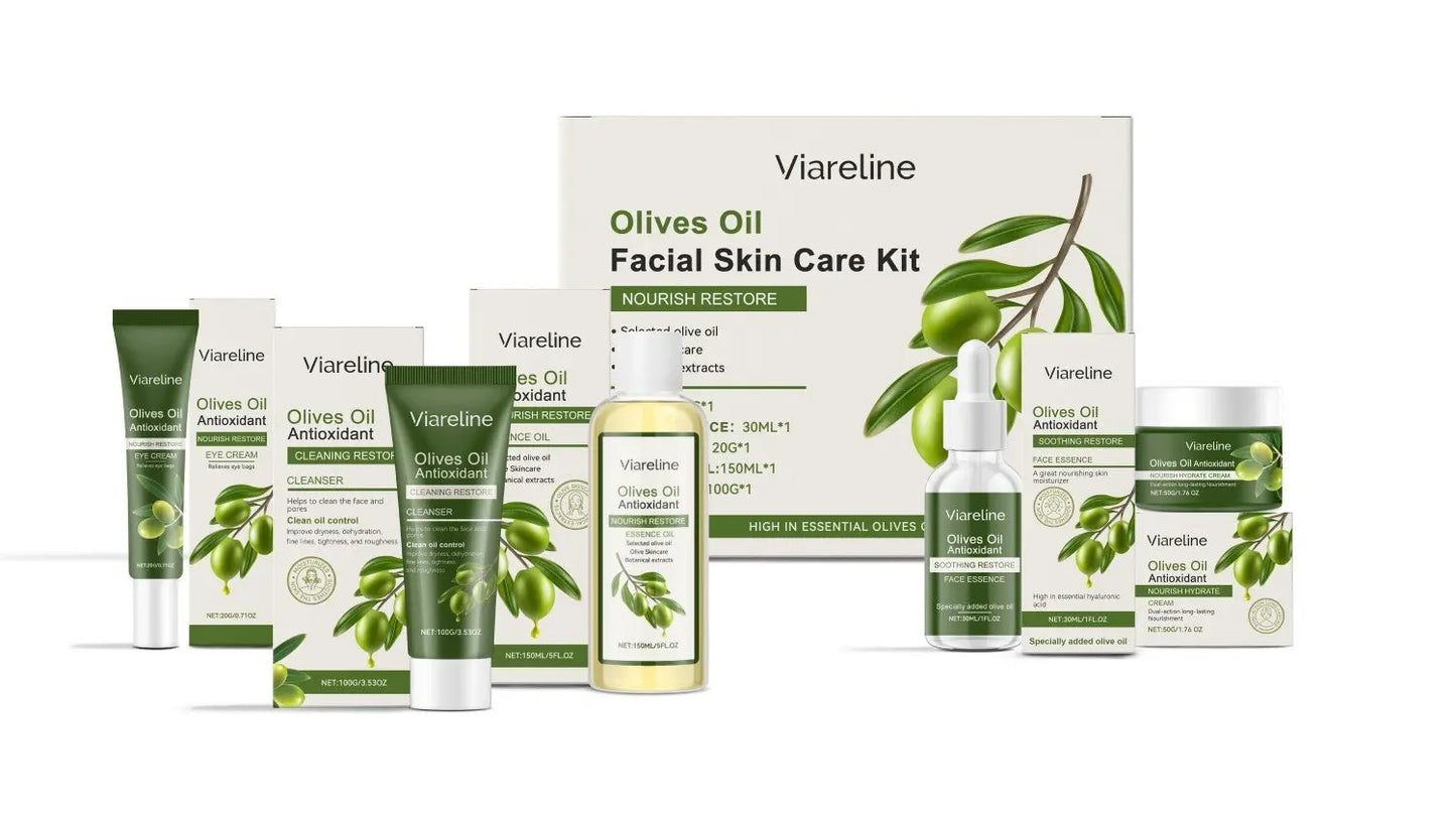 Olive Oil Facial Skincare Set Trendarium