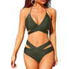 SculptGlow™ – Cutout High-Waist Bikini Set Trendarium