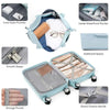 Deluxe Cabin Luggage – 20” Front-Opening, TSA Approved & USB Charging Trendarium