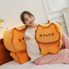 Kawaii Biscuit Cat Plush – Soft & Squishy Hug Pillow Trendarium