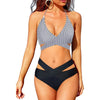 SculptGlow™ – Cutout High-Waist Bikini Set Trendarium