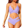 SculptGlow™ – Cutout High-Waist Bikini Set Trendarium